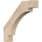 Ekena Millwork 3 1/2"W x 20"D x 20"H Merced Smooth Knee Brace, Douglas Fir BRC04X20X20MRC00SDF - alternate 1